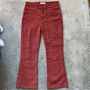 LIKE NEW Madwell Corduroy Cali Demi Boot size 27